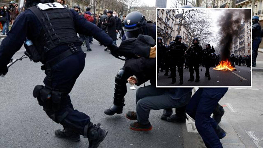 Fransa'da polis müdahalesiyle​ komaya giren göstericinin ailesi suç duyurusunda bulundu.