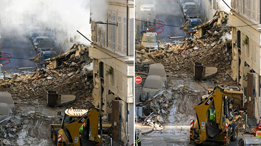 Fransa'da çöken bina