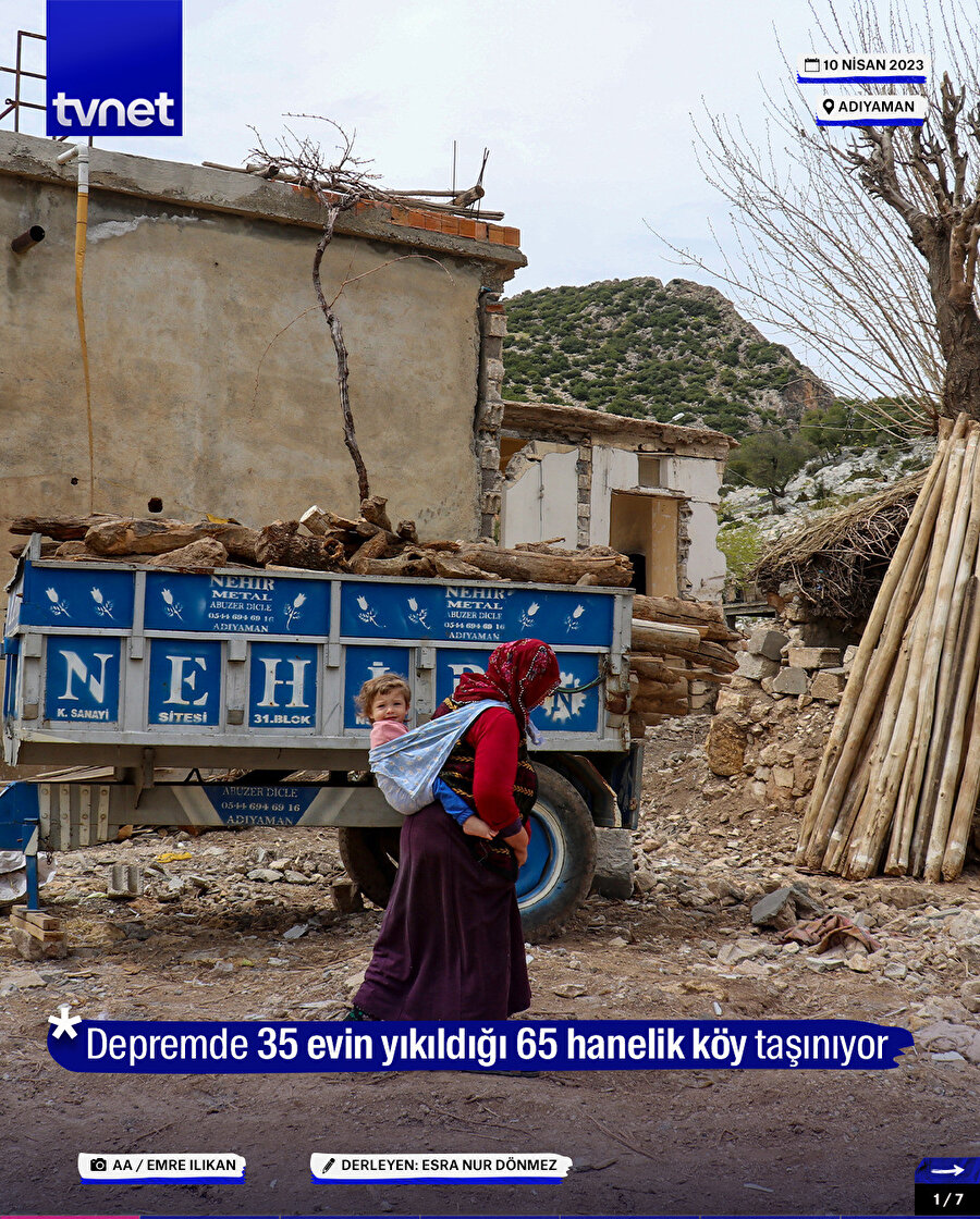 Depremde 35 evin yıkıldığı 65 hanelik köy taşınıyor