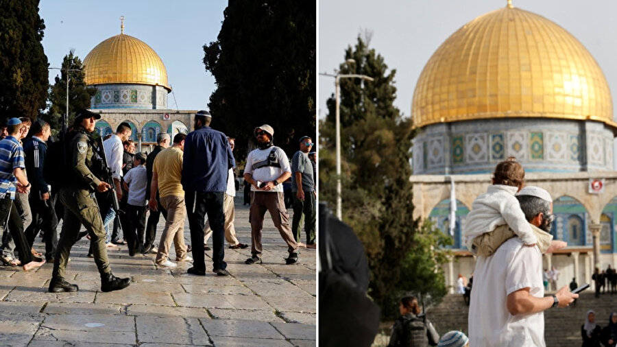 İsrail, Müslüman olmayanların Mescid-i Aksâ'ya ziyaretini yasakladı.
