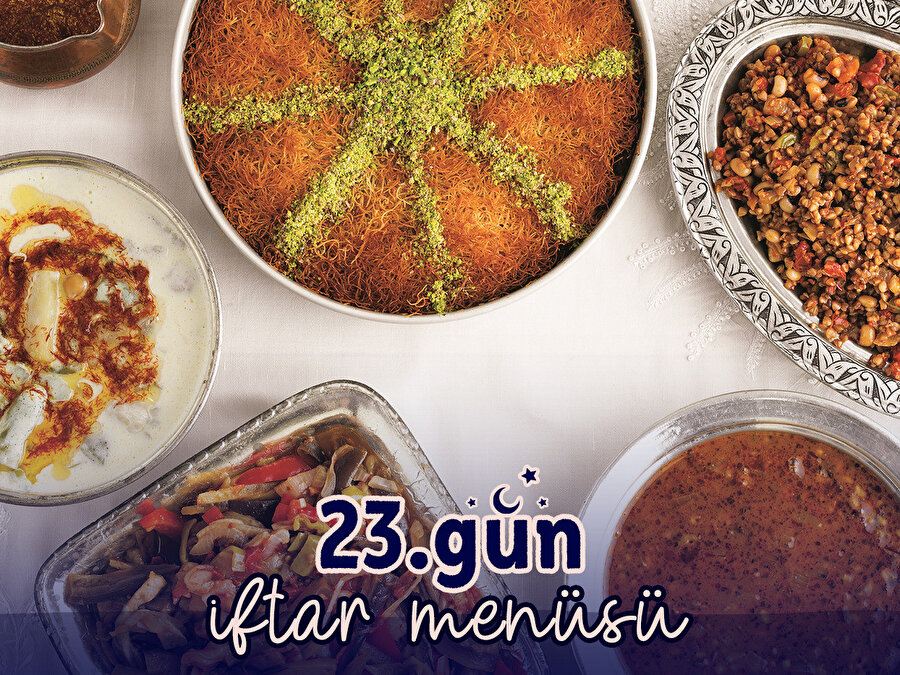 23.gün iftar menüsü
