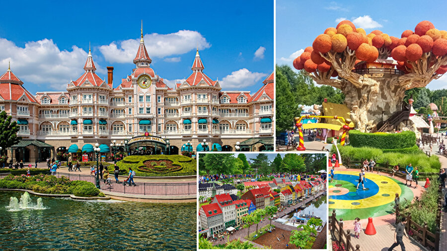 Dünyadan tema parkları.