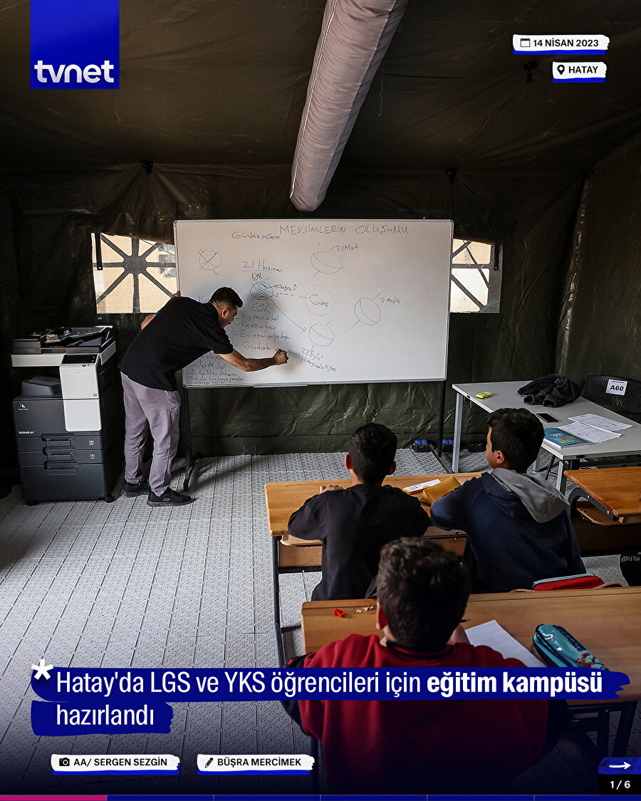 Hatay'da LGS ve YKS öğrencileri için eğitim kampüsü hazırlandı
