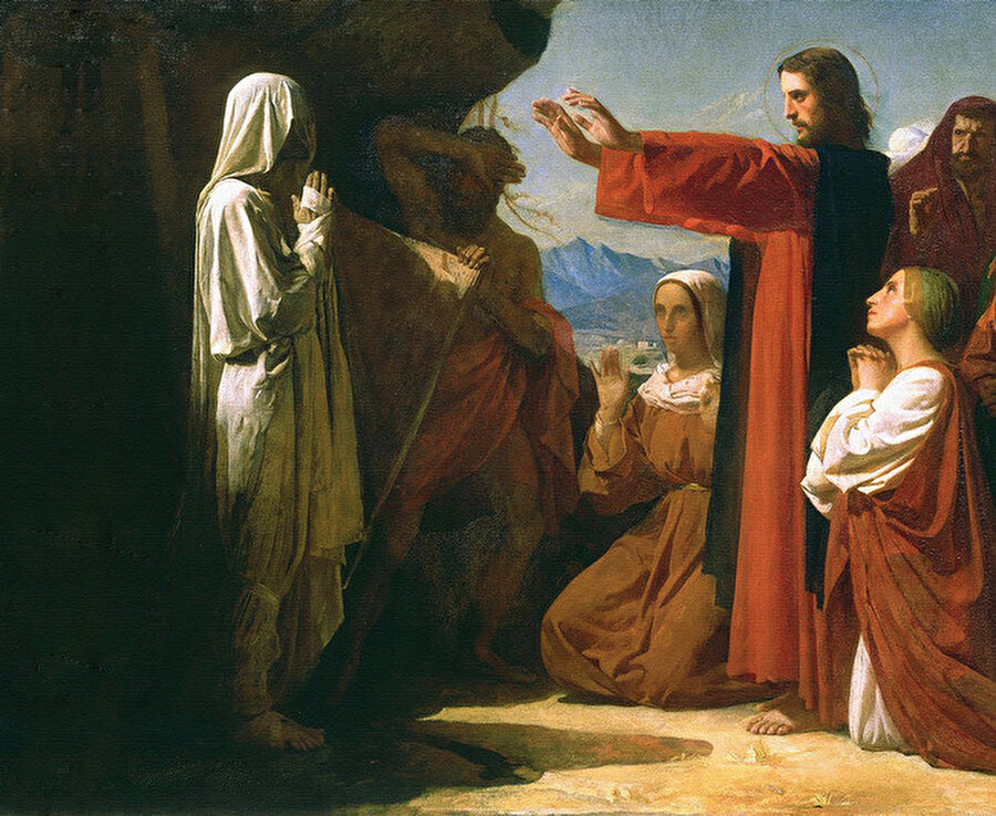 Leon Bonnat, The Resurrection of Lazarus (1857)