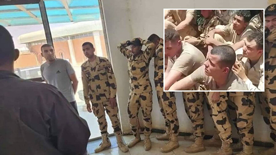 ​Tatbikat için Sudan'a giden Mısır askerlerinin tutuklanma görüntüleri