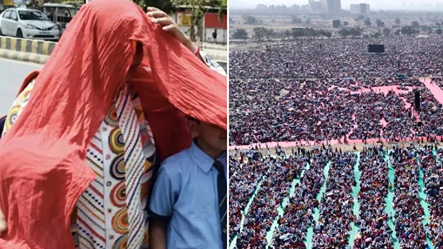 Hindistan'da bir törene katılan 13 kişi güneş çarpması nedeniyle öldü
