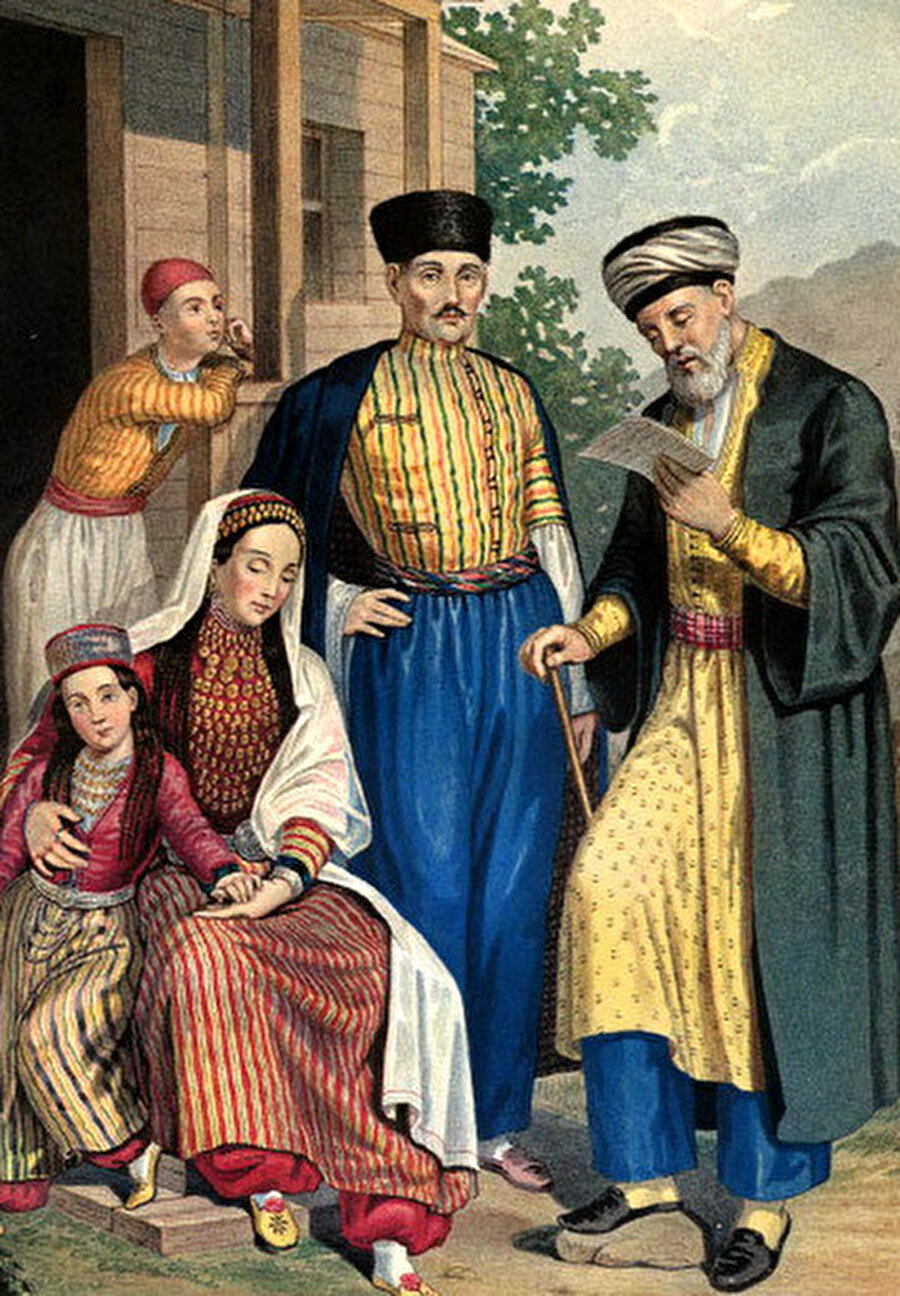 Molla ve Kırım Tatarlarının tasviri.