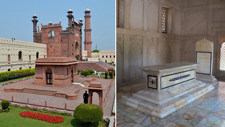 Pakistan’ın millî şairi Muhammed İkbal’in kabri, Bâbürlü İmparatoru Evrenzgib'in Lahor’da inşa ettirdiği Badşâhî Camii'nin yanı başında yer almaktadır.