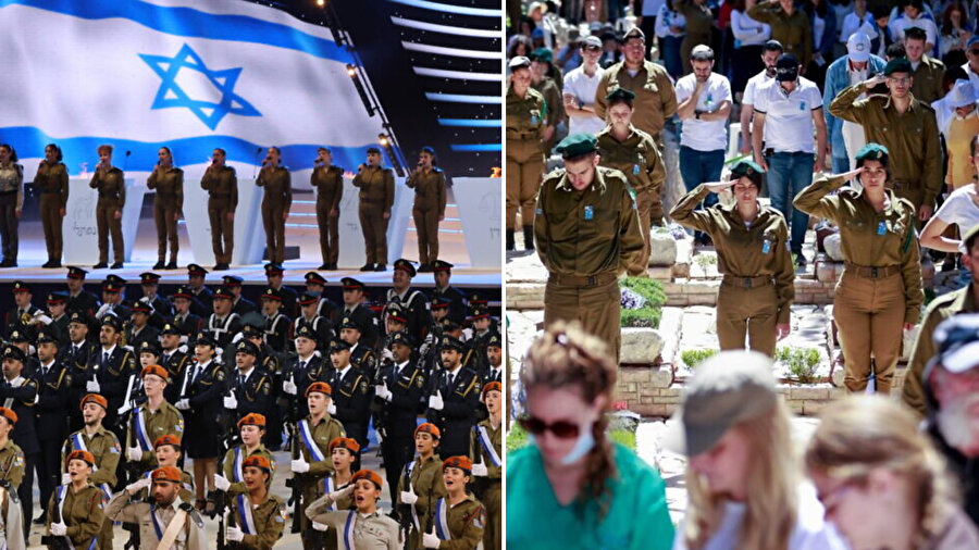 İsrail, yıllık Bağımsızlık Günü kutlamalarını başlatırken on binlerce insan bunun yerine hükümetin yargı planlarını protesto etti.