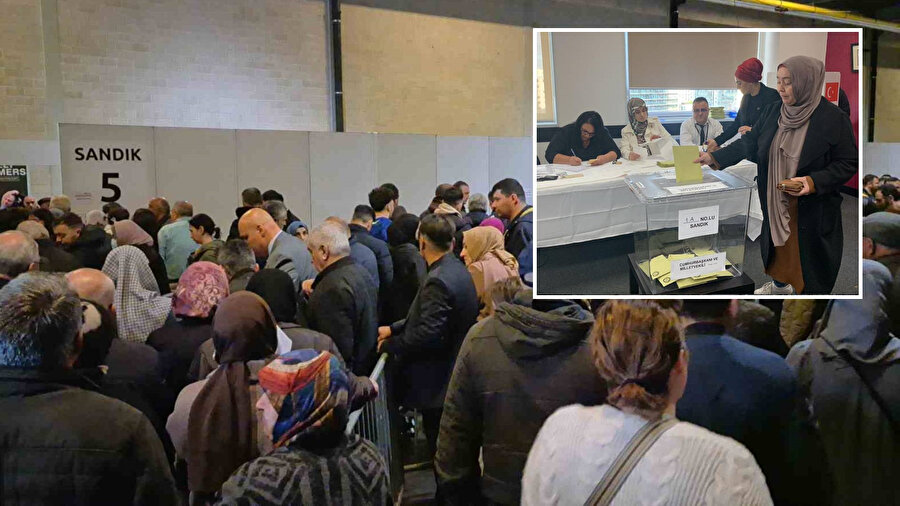 ​Yurt dışına kayıtlı seçmenler oy vermeye başladı