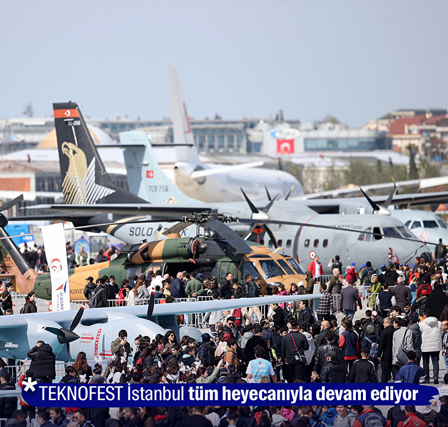 TEKNOFEST İstanbul tüm heyecanıyla sürüyor