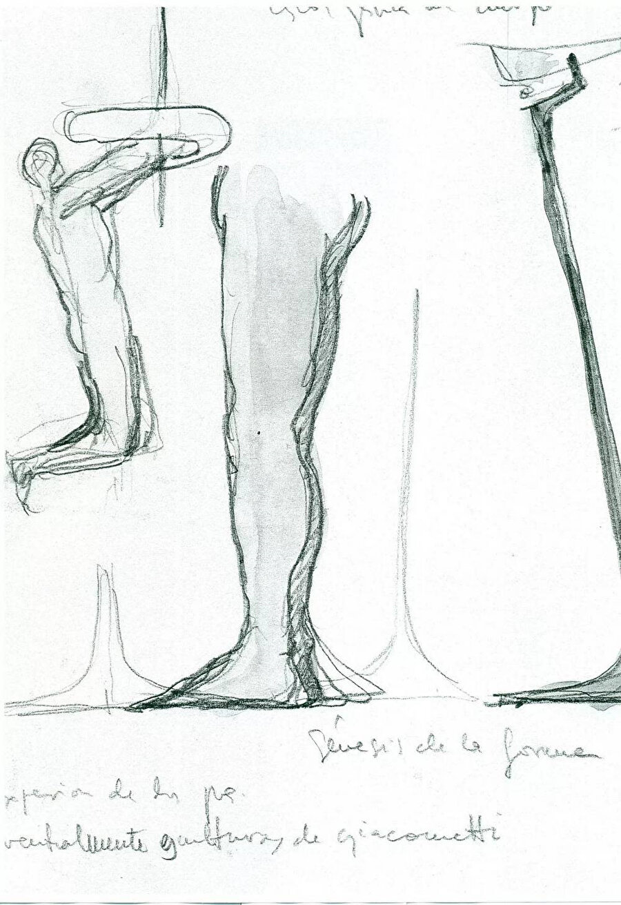 Montjuic Radyo Kulesi ilhamının tasviri.