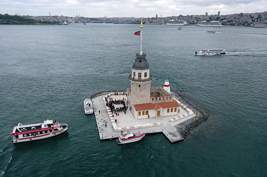 Kız Kulesi restorasyon çalışmaları