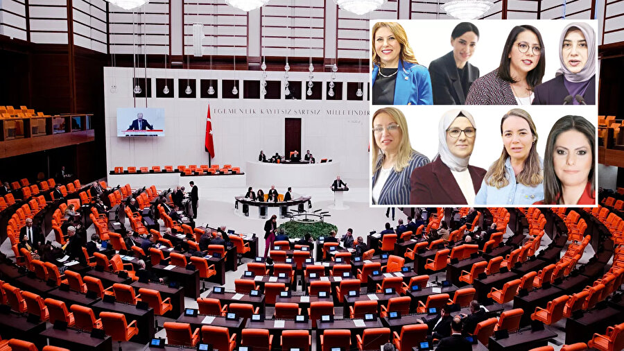 Meclis'e giren kadın milletvekilleri