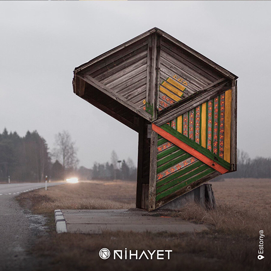 Sanat galerisini andıran duraklar