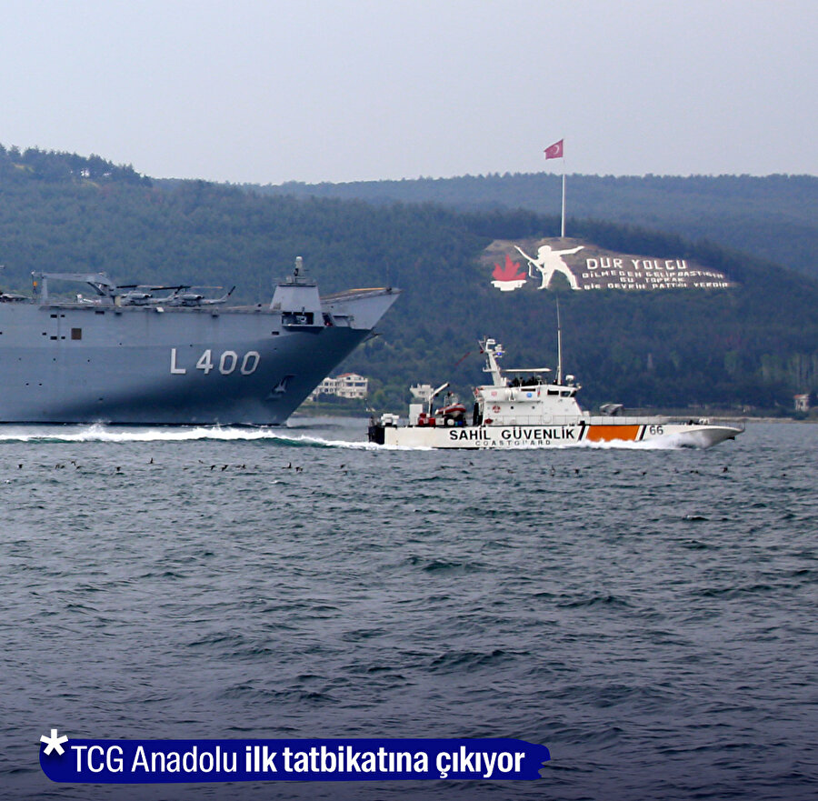 TCG Anadolu bir ilki gerçekleştirecek