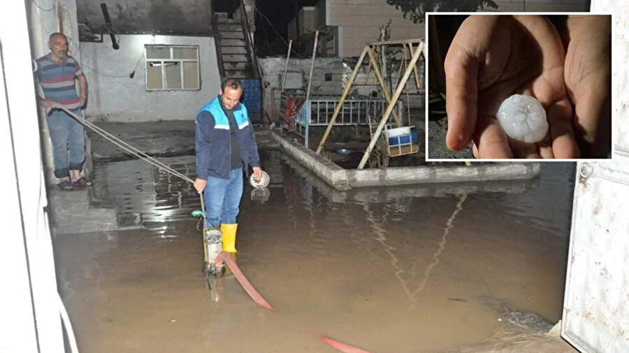 Şanlıurfa'da sağanak su basmalarına neden oldu