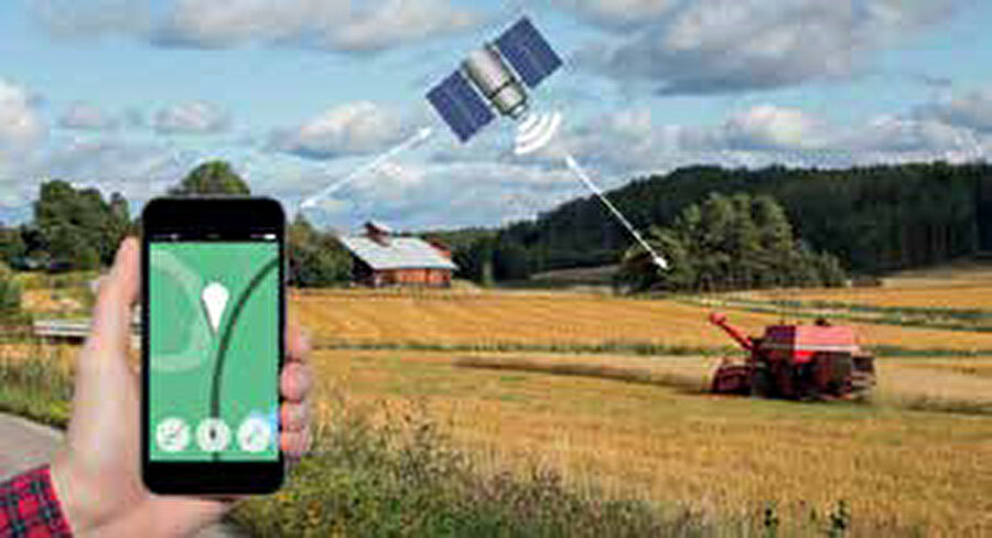 Uydu görüntüleri ile birleştirilen bilgiler sayesinde gıda üretiminin üst düzeye çıkacağı yerler çiftçilere gösteriliyor.