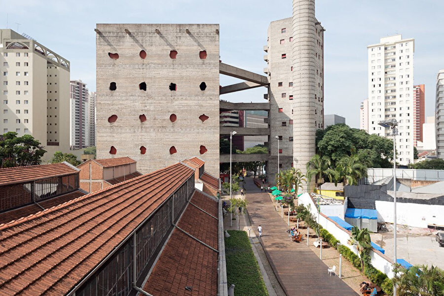 SESC Pompeia Fabrikası, Sao Paulo, Brezilya