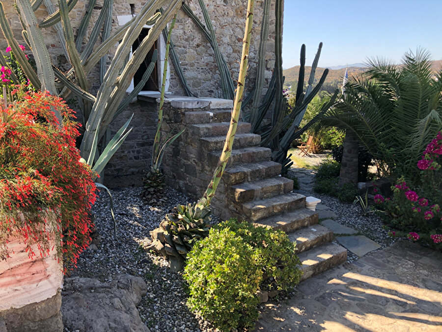 Bodrum, Ortakent Yahşi, Mustafa Paşa Kule Evi, giriş.