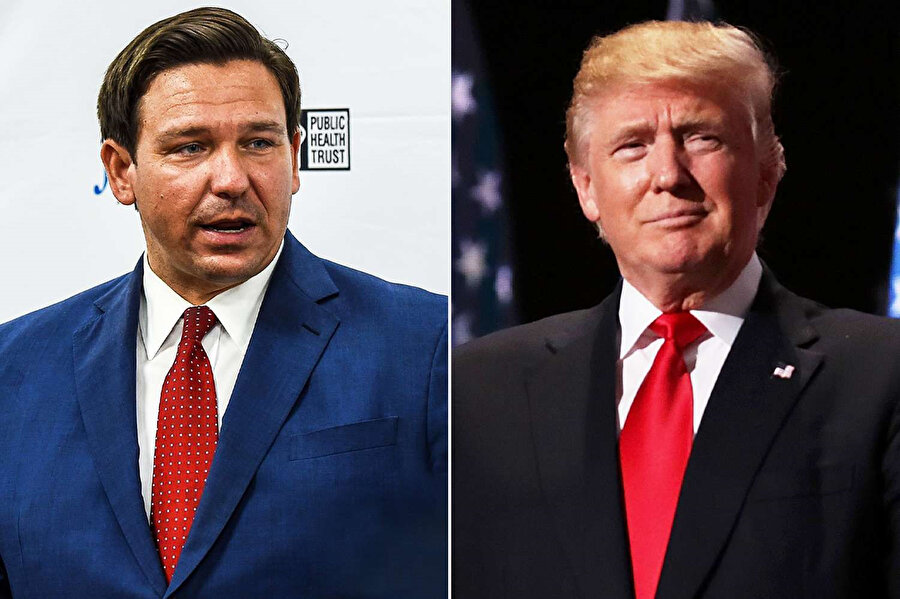 Ron DeSantis ve Donald Trump