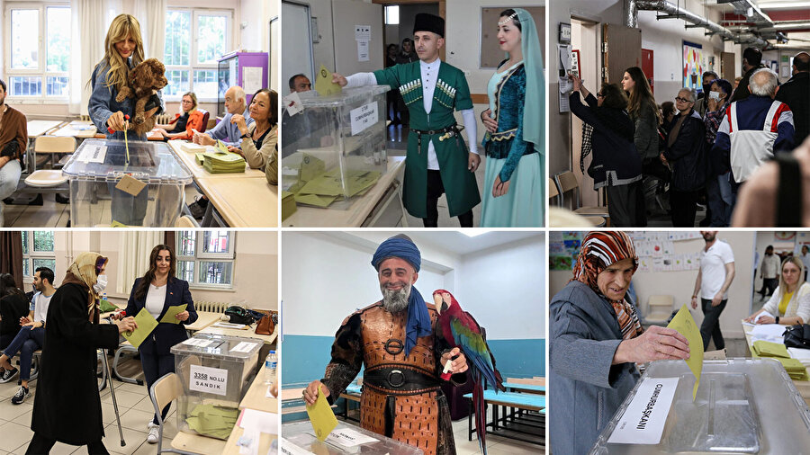 28 Mayıs'ta sandık başından yansıyan kareler