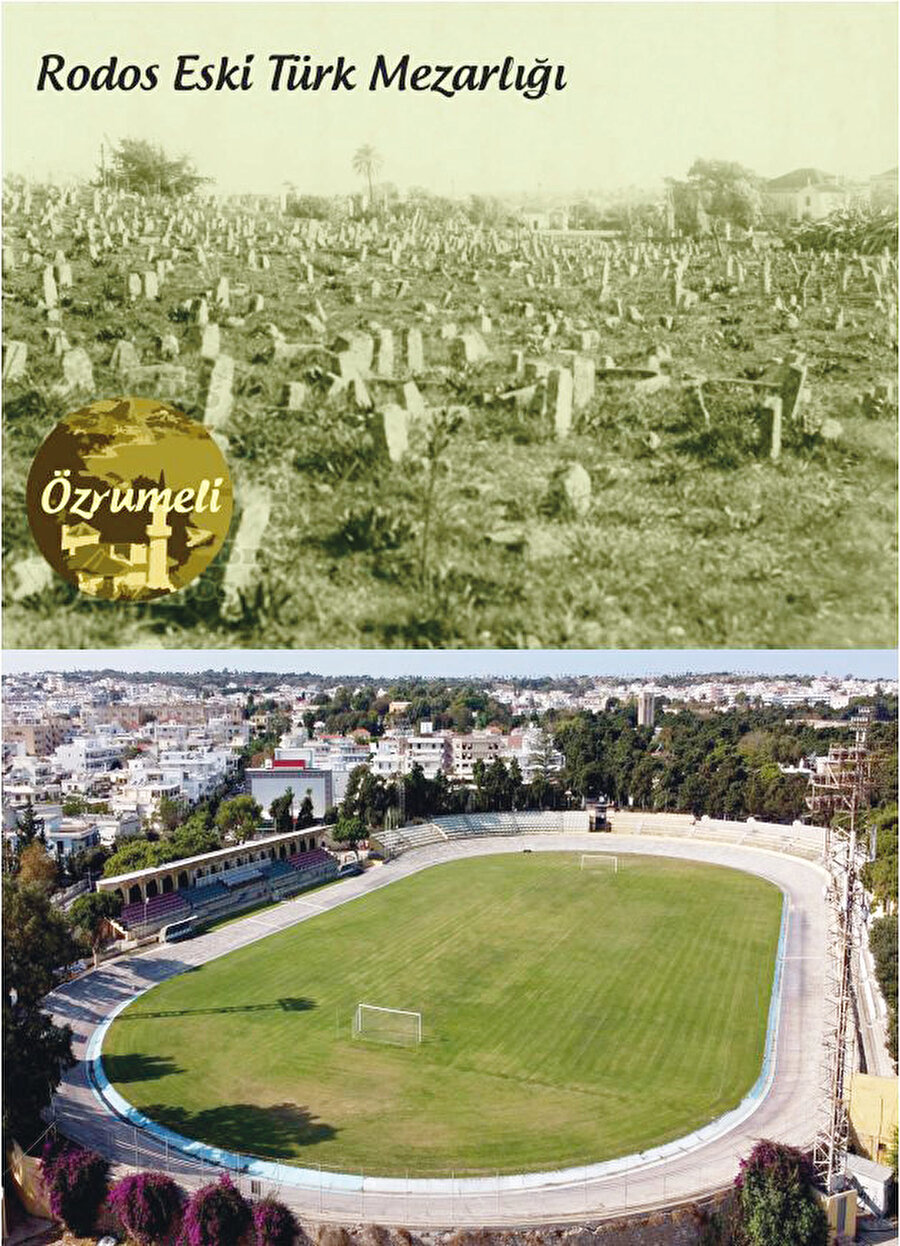 Rodos Türk mezarlığı şimdi bir stadyum.