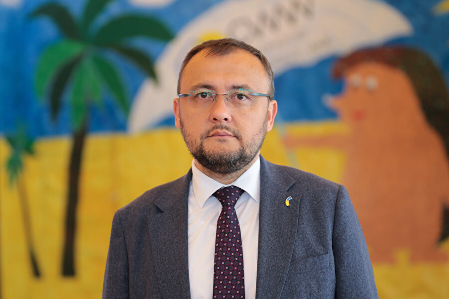 Ukrayna'nın Ankara Büyükelçisi Vasyl Bodnar bir buçuk yılı aşkın süredir Türkiye'de görev yapıyor.