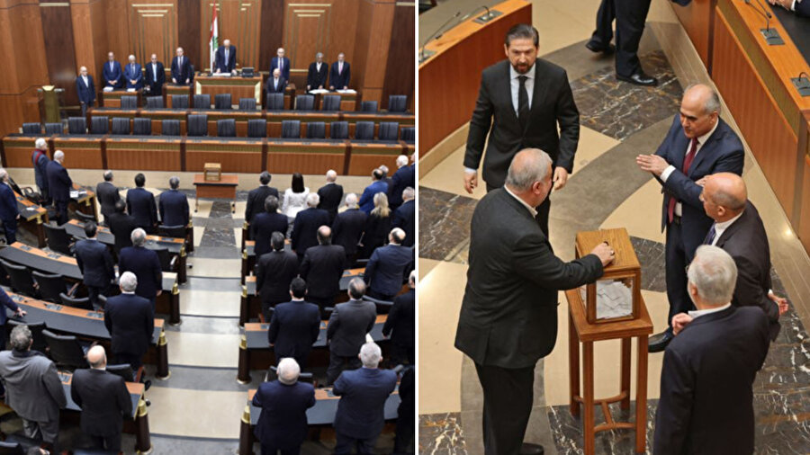 Lübnan Parlamentosu, ilk tur oylamada yeni bir lider seçmek için olası en fazla 128 milletvekilinden 86'sına veya üçte ikisine ihtiyaç duyuyor.