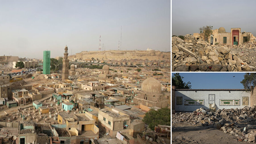Yüzyıllar boyunca padişahlar ev prensler, azizler ve âlimler, seçkinler ve halk, Kahire'deki mezarlıklara gömüldü ve eşsiz bir tarihî Ölüler Şehri yarattı. Şimdi Kahire'yi yeniden şekillendirme kampanyasında hükümet, otoyolları mezarlıklardan geçerek korumacıları alarma geçiriyor.