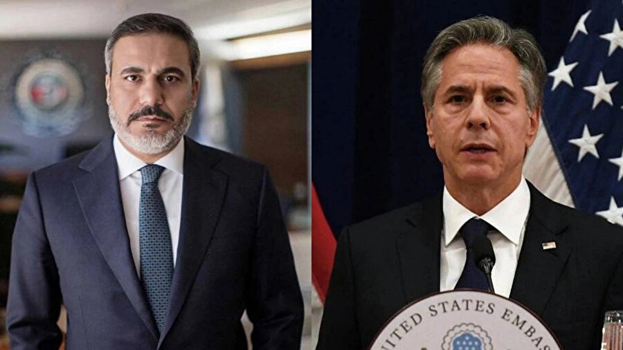 Dışişleri Bakanı Hakan Fidan ve ABD Dışişleri Bakanı Antony Blinken