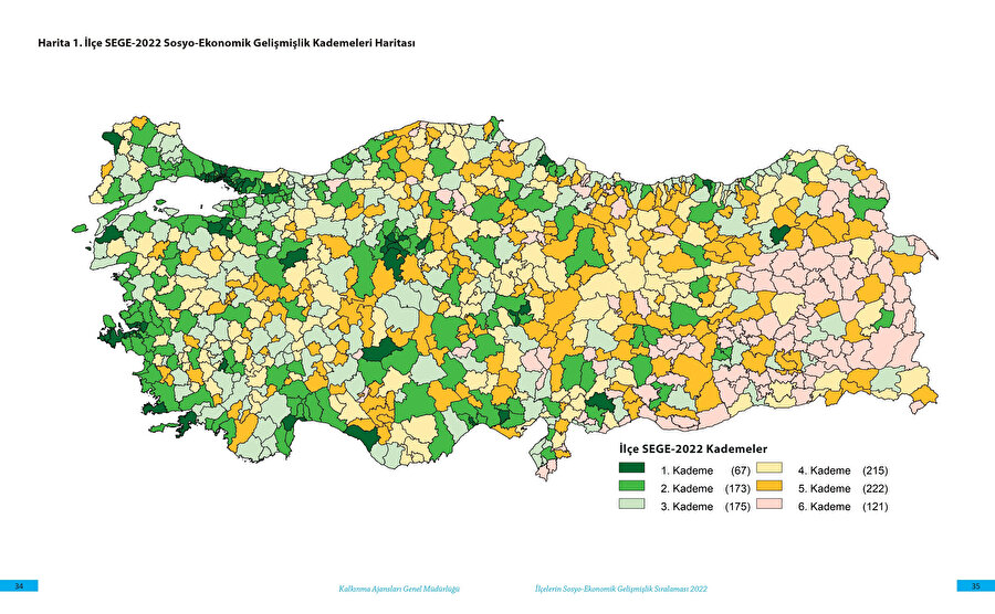 Türkiye'nin en gelişmiş ve gelişmemiş ilçeleri belli oldu