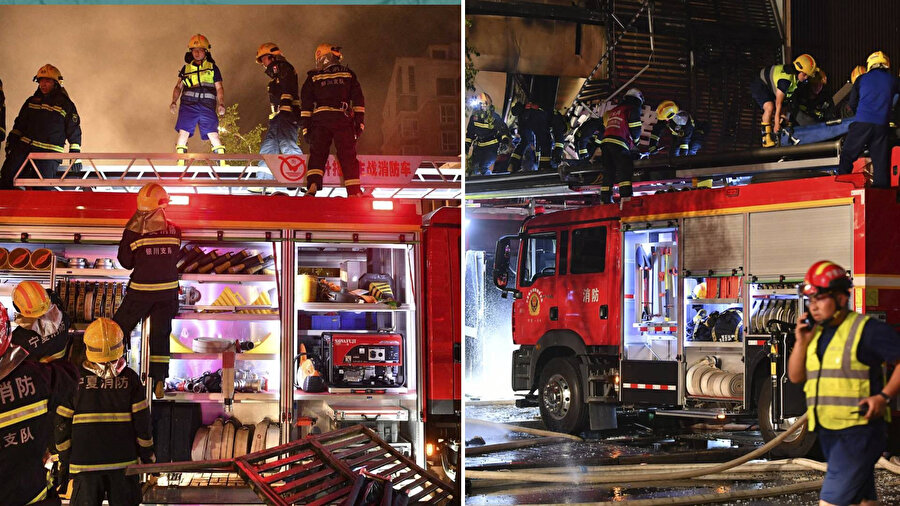 Çin'de bir restoranda çok şiddetli bir patlama gerçekleşti