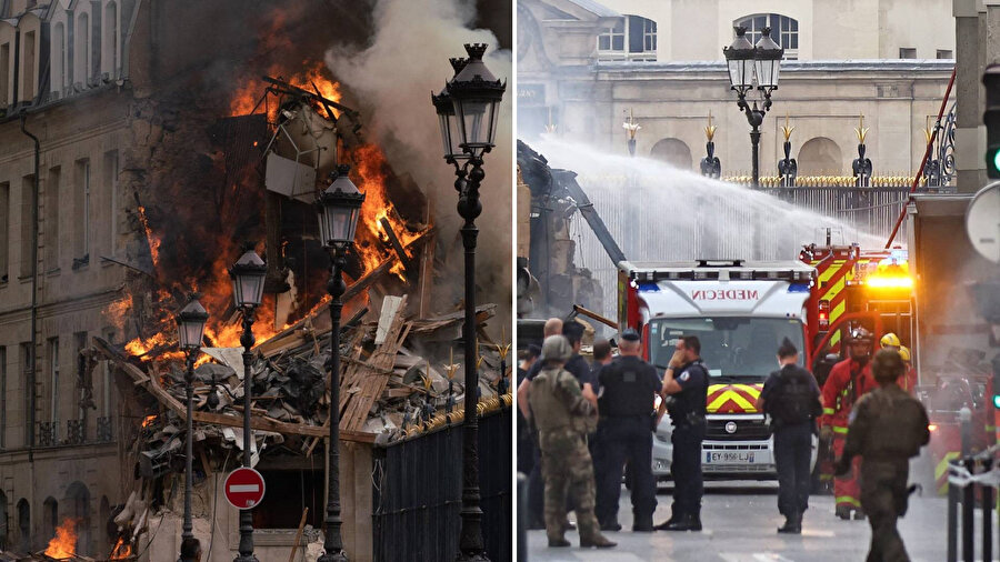 Paris'te bir restoranda büyük bir patlama gerçekleşti