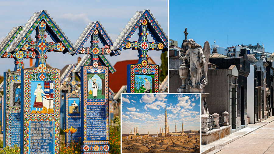 Dünyadan mezarlıklar.