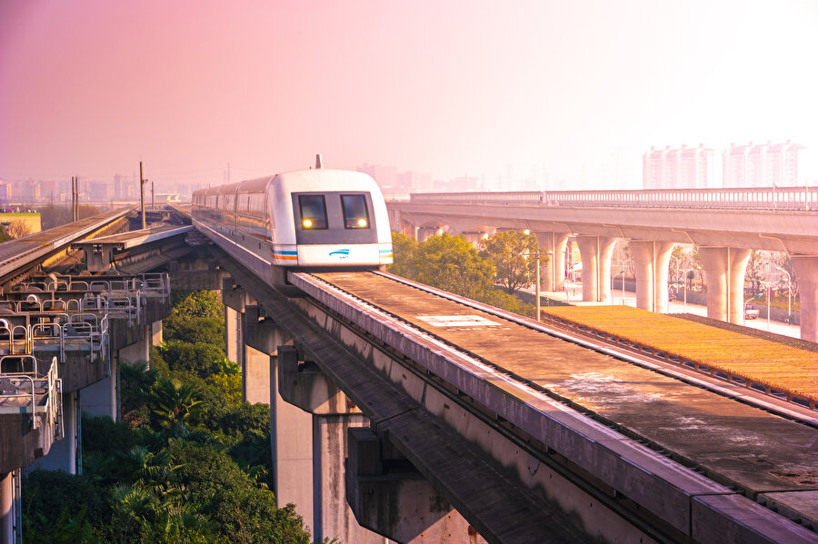 Shanghai Maglev Treni.
