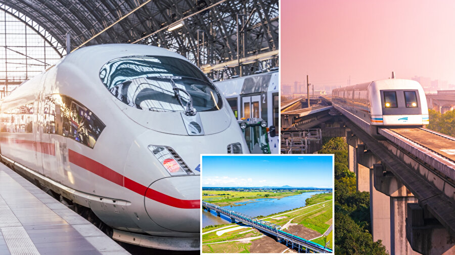 Dünyanın en hızlı 7 treni.