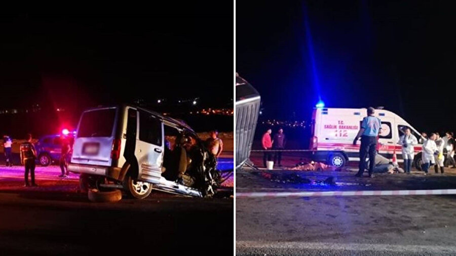Gaziantep'te meydana gelen korkunç kazada 6 kişi hayatını kaybetti