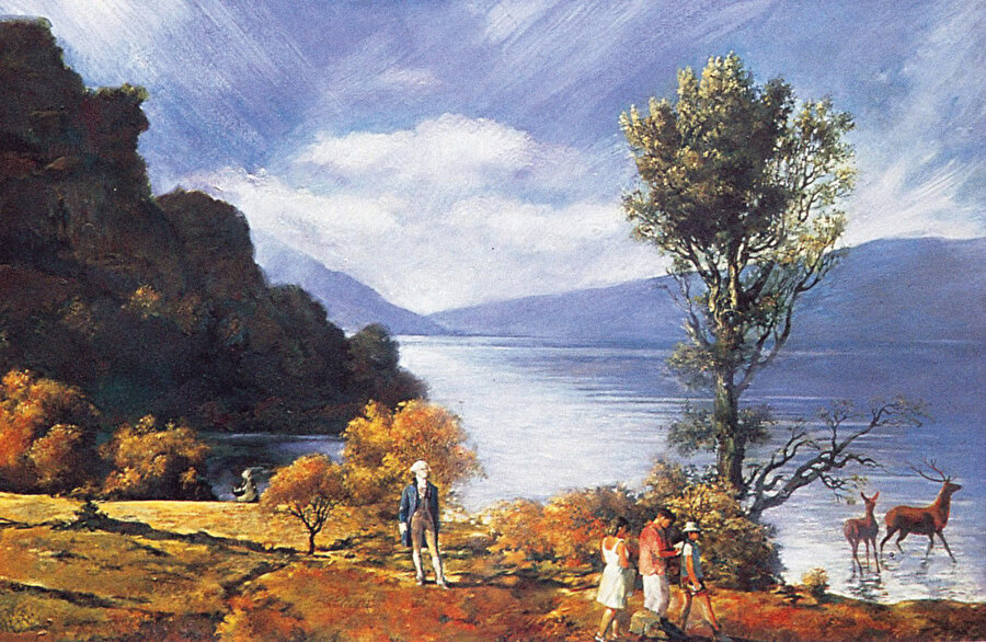 Neredeyse istisnasız bir şekilde en çok istenen resim, içinde su, insan ve hayvanlar bulunan bir manzaraydı. Tüm dünyada en çok sevilen renk açık ara mavi çıkınca Komar ve Melamid manzaralarında maviyi baskın renk olarak kullandılar.