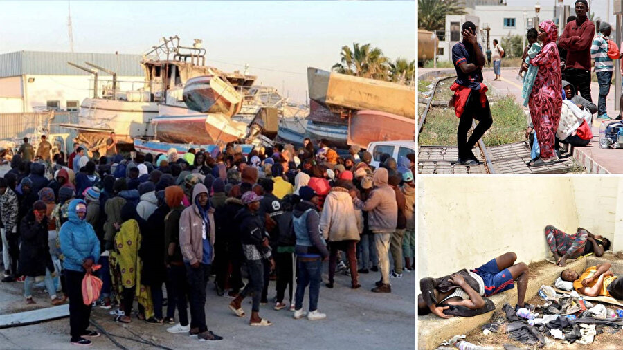 HRW, Tunus'u Afrikalı göçmenlerin Libya sınırına yakın bir çöl bölgesine "toplu olarak sürülmesine" son vermeye çağırdı.