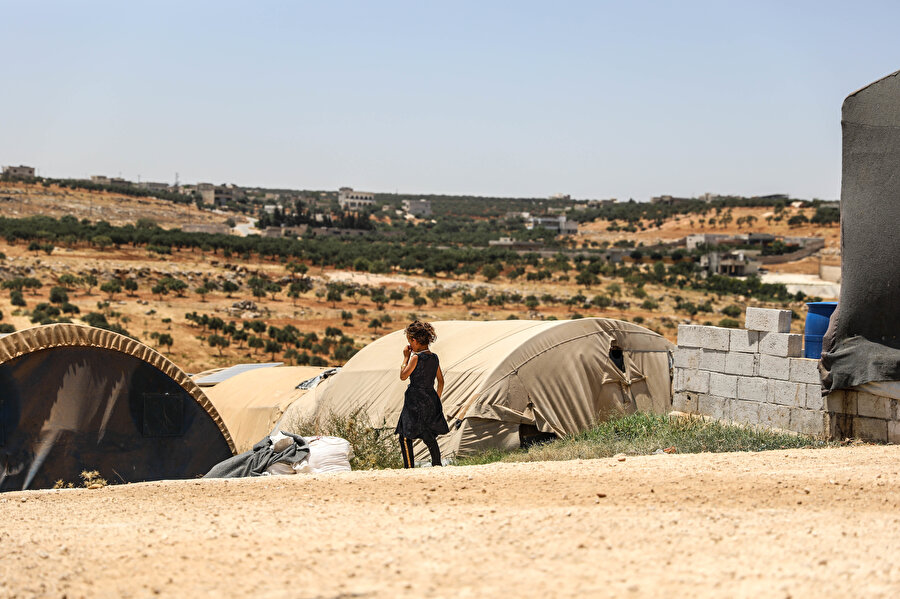 İdlib'deki kamplara sığınan siviller, BM yardımlarının kesilmesiyle karşı karşıya