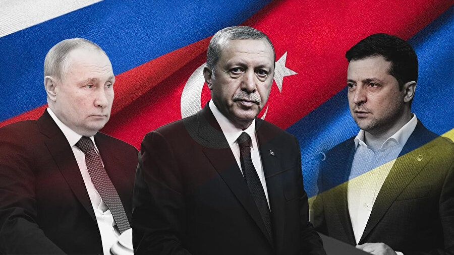 Putin, Erdoğan, Zelenski
