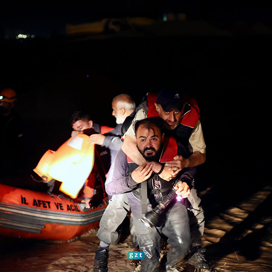 Düzce'de su baskınlarında mahsur kalanlar kurtarıldı