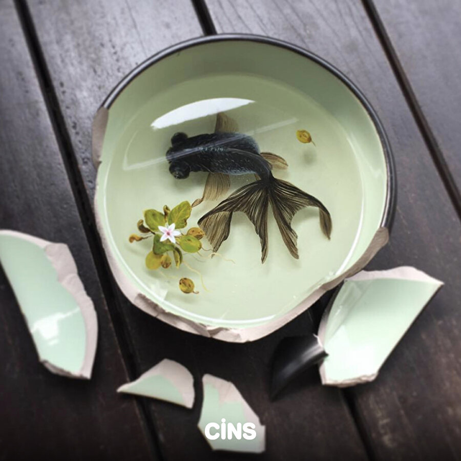 Nefes almayan canlılar çizmek