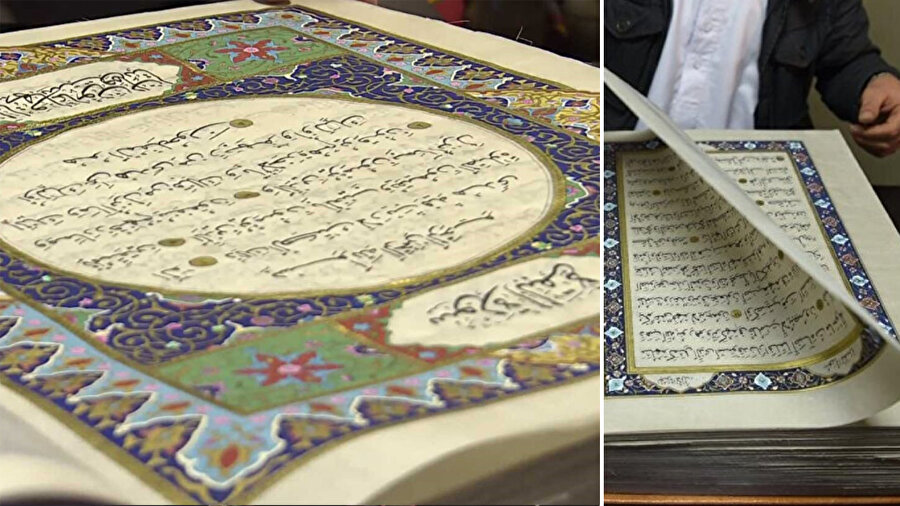 Vakıf çalışanları bu tür çalışmalarla Afganistan'da geleneksel hat sanatlarını canlandırmayı hedefliyor.