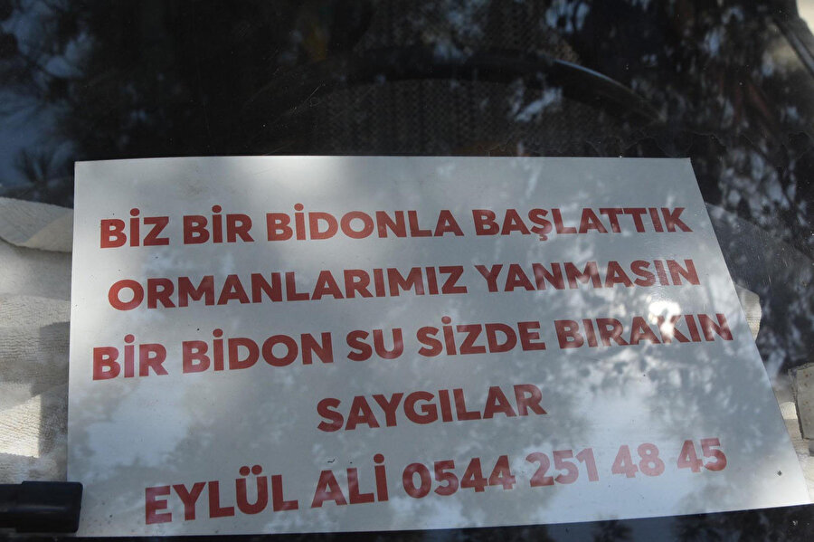 Bodrum'da orman yangınına karşı 'bidonlu' önlem