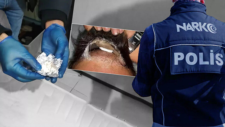 Perukta uyuşturucu yakalandı