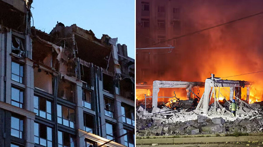 Ukrayna'nın Dnipro kentine saldırı düzenlendi