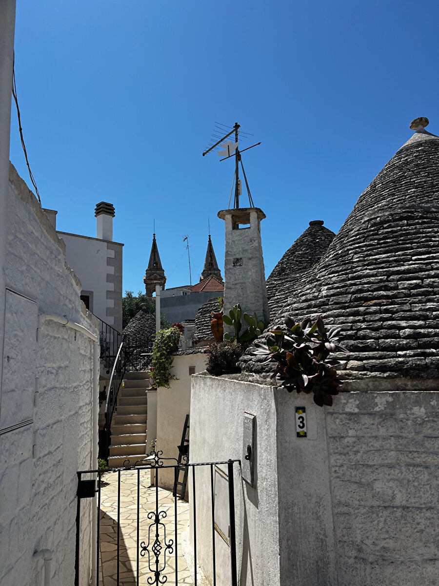 Alberobello’nun trulli tipi yapıları Fotoğraf: Selcen Kürklü