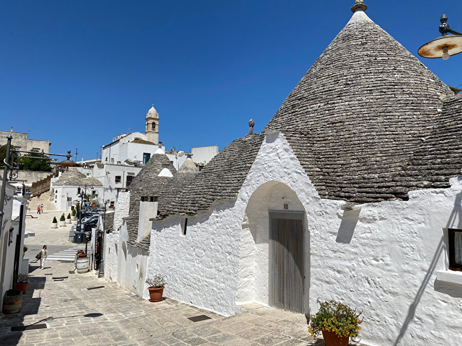 Bari, Alberobello, Trulli tipi yapılar. Fotoğraf: Zafar Mehdi.